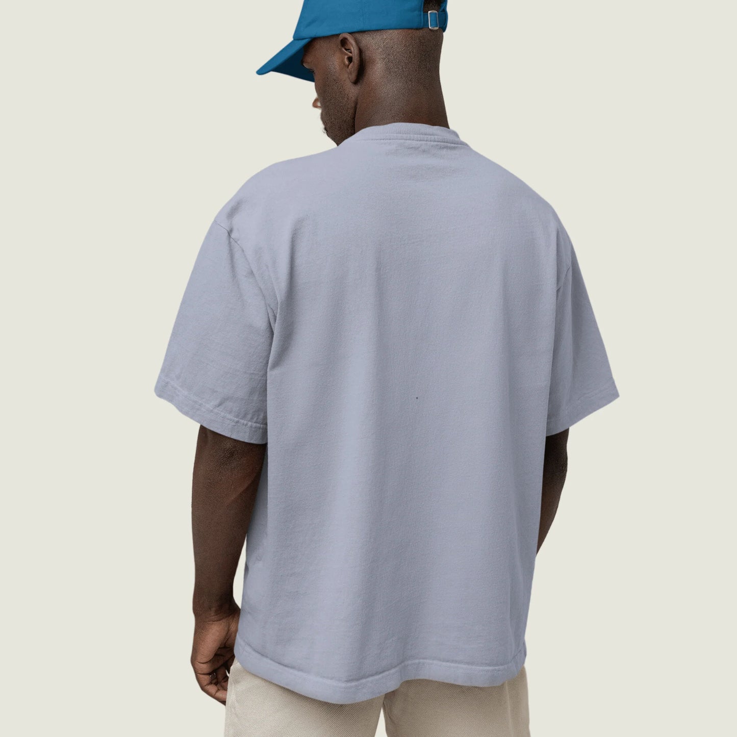 Solid Lavender Mist Oversized Tee