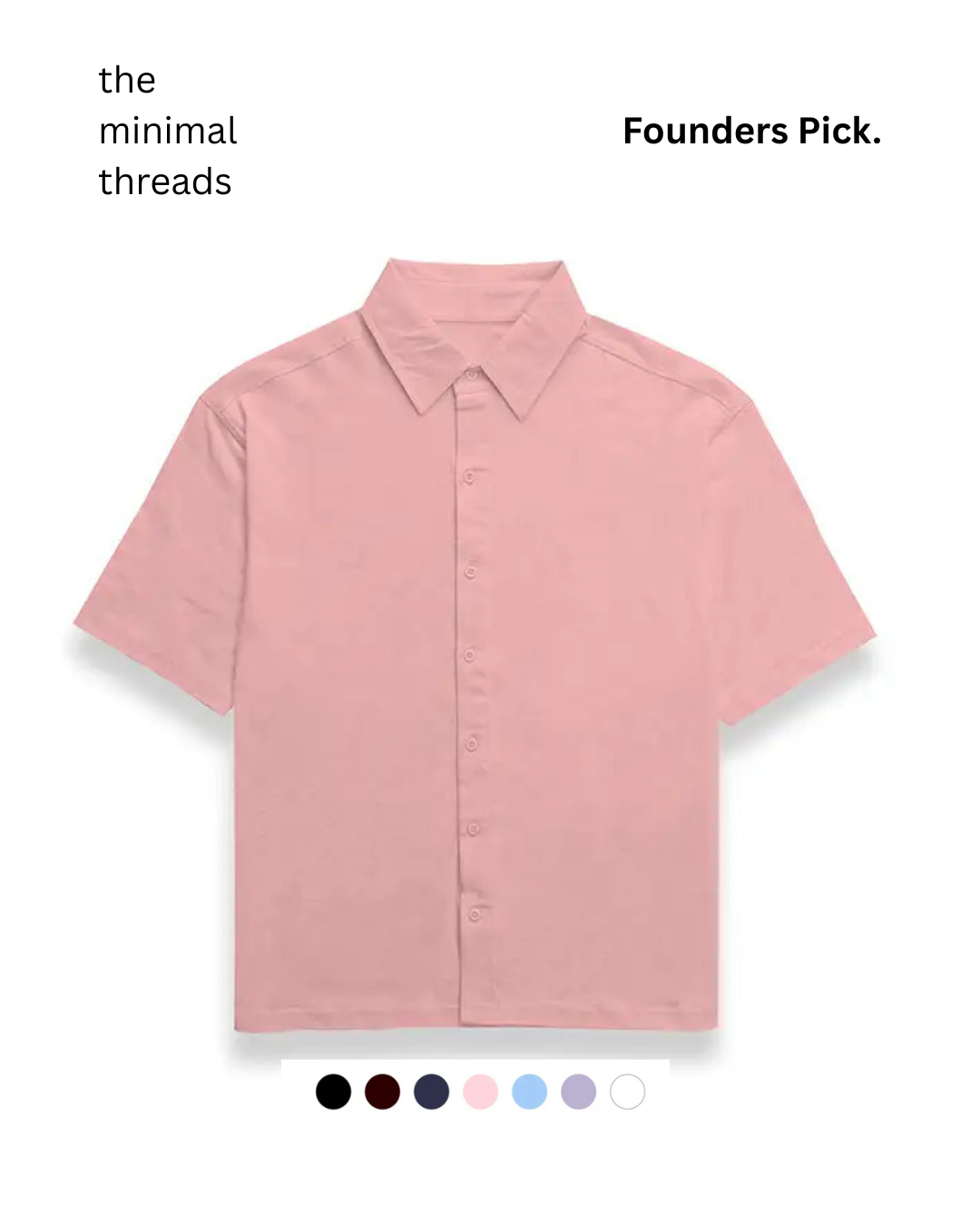 RELAXED COTTON SHIRT [7 Solid Colours] [240 GSM]