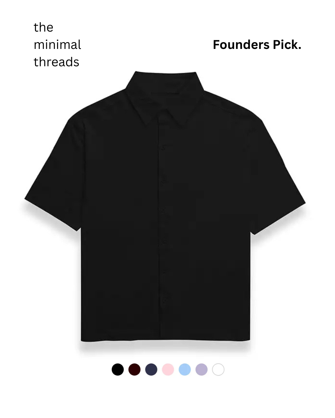 RELAXED COTTON SHIRT [7 Solid Colours] [240 GSM]
