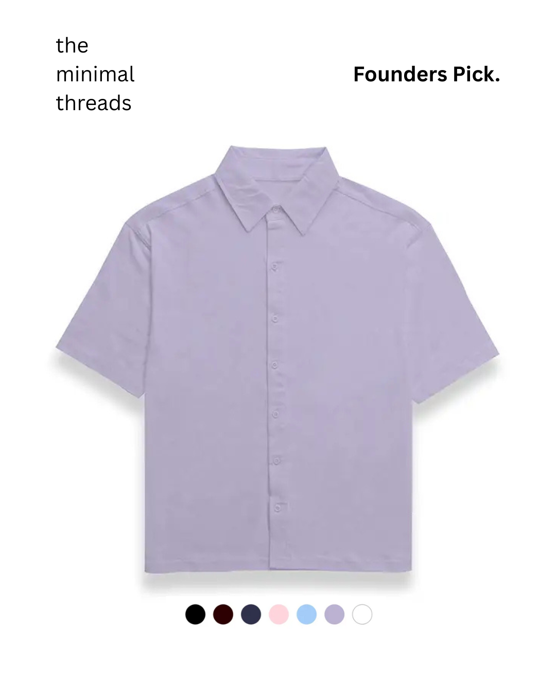 RELAXED COTTON SHIRT [7 Solid Colours] [240 GSM]