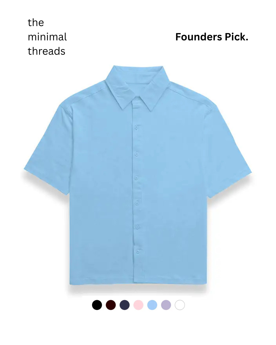 RELAXED COTTON SHIRT [7 Solid Colours] [240 GSM]