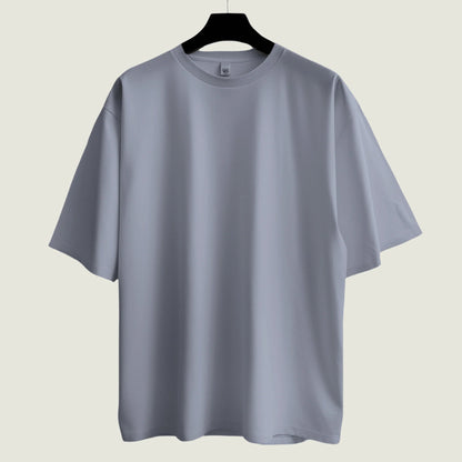 Solid Lavender Mist Oversized Tee