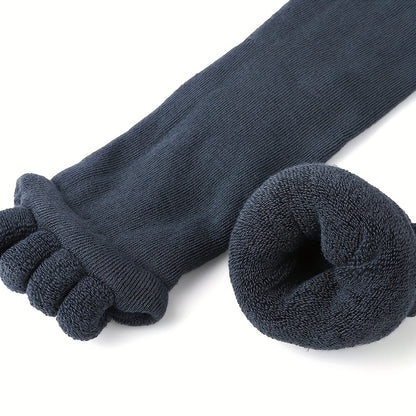 3 Pairs Five-Toe Separation Yoga Socks - Foot Correction & Massaging Wide-Toe Design for, Open-Toe Fitness Socks for Yoga, Pilates, Gym - for,, Dance - Comfortable & Balances Posture